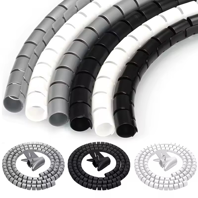 Cable Lock Flexible - 2M Pengatur Kabel Pelindung Kawat Kabel