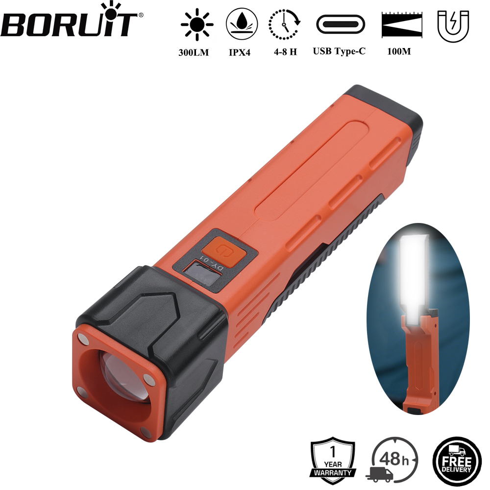 Cycling To Work - BORUiT 300LM Lampu Kerja LED Senter