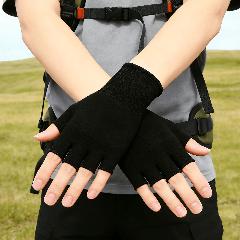Sarung Tangan Rajut Hitam Sete - Cycling To Work ulasan dan harga