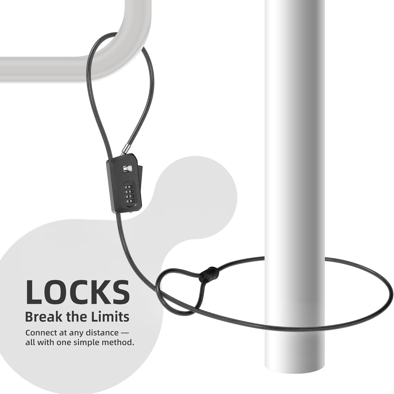 Kunci Kabel Python untuk Seped - Cable Lock Flexible ulasan dan harga