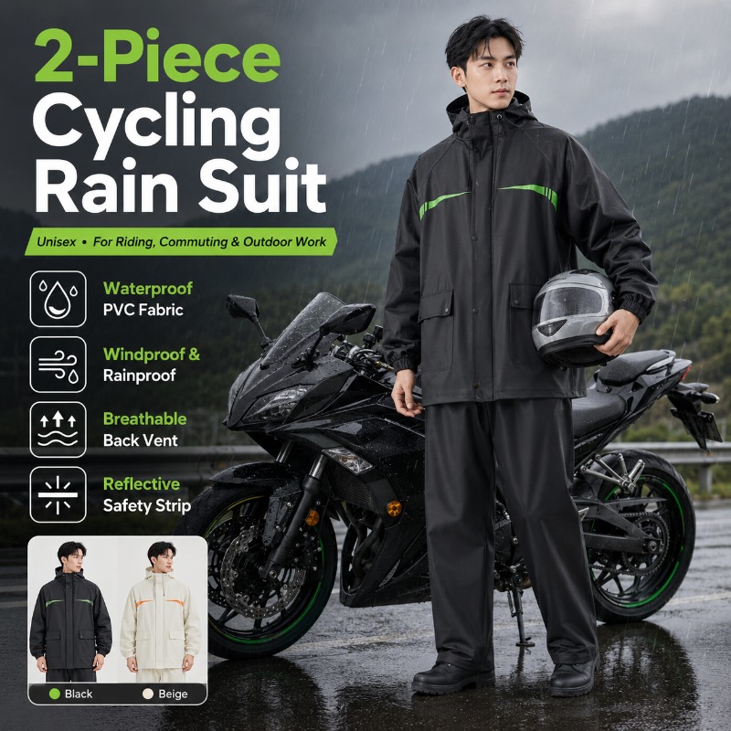 Setelan Hujan Bersepeda Anti A - Cycling Commute Pants ulasan dan harga